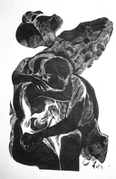 Bigtoe_15-brg-embrace-woodcut-white-mahogany-1970